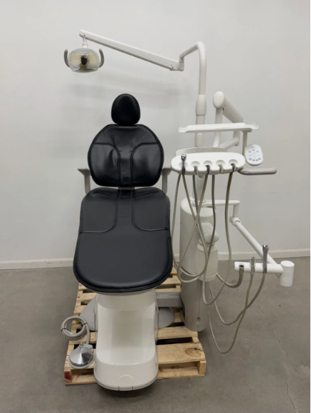 Adec 311 Dental Chair with 361 Side Mounted Doctor and Assistant Packages & Exam Light;  Full Op.
