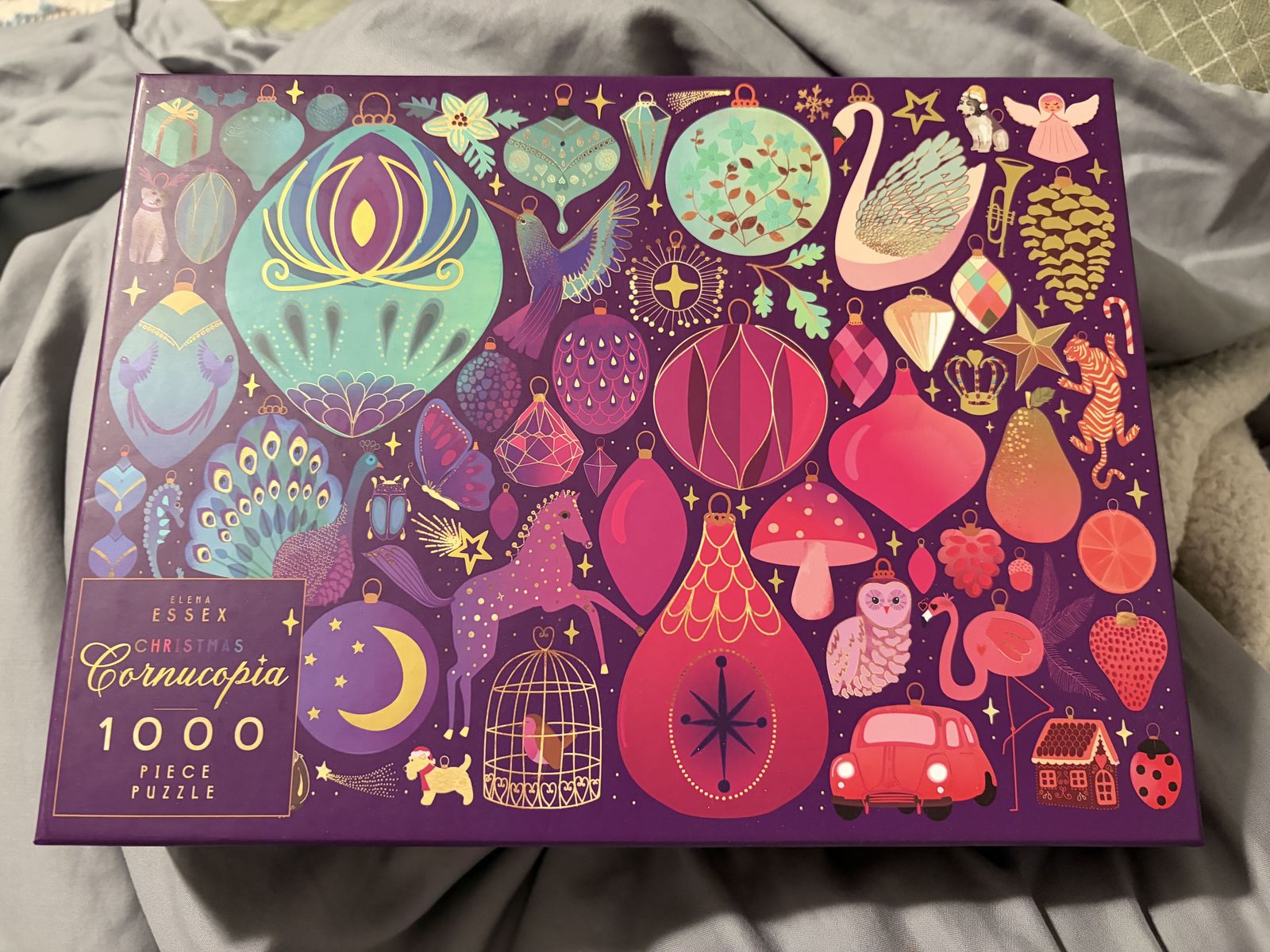 Elena Essex Christmas Cornucopia 1000 piece puzzle