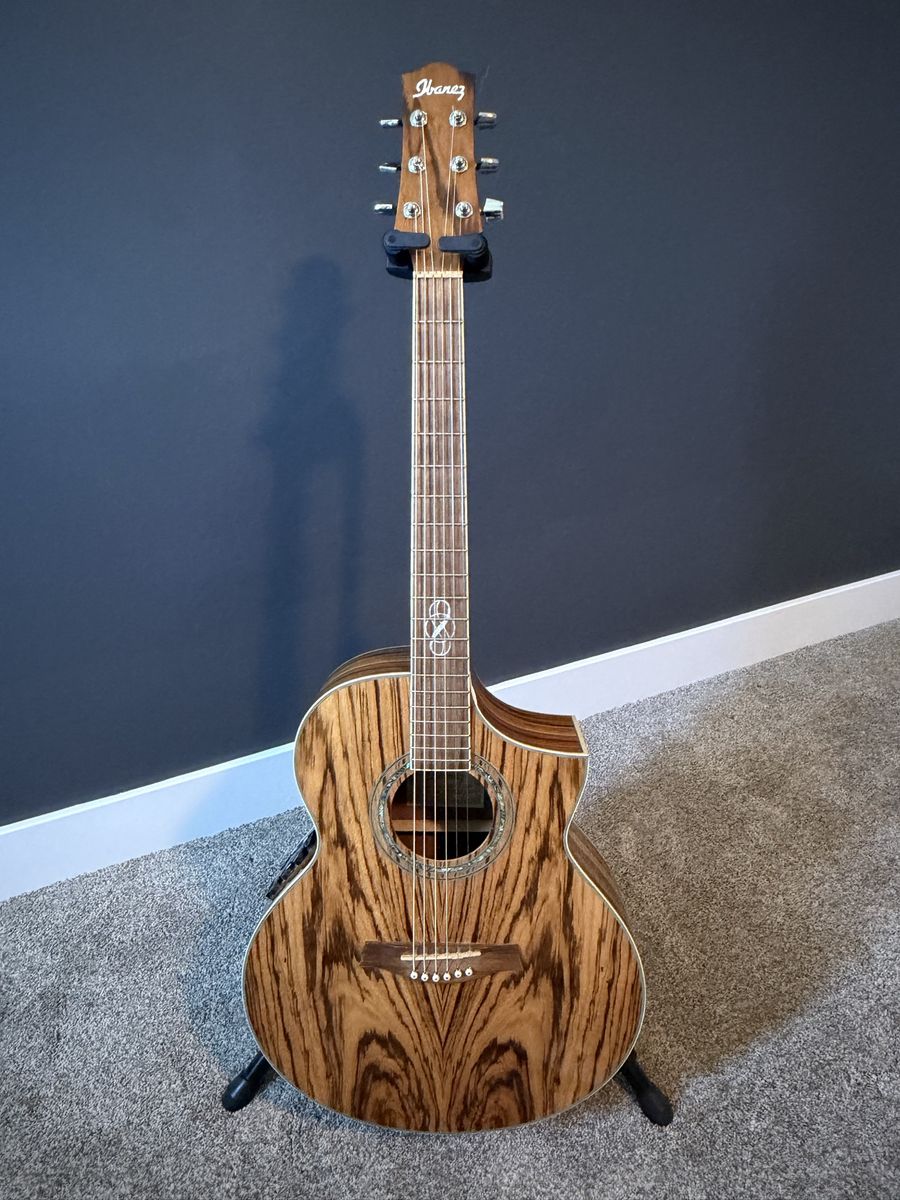 Ibanez Acoustic Electric Guitar Exotic Wood