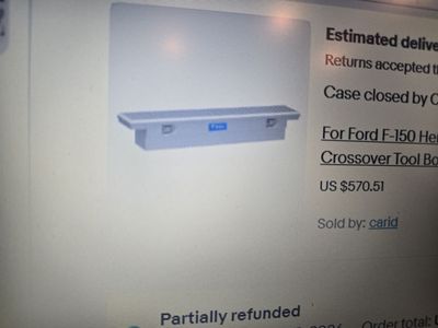 Diamond plate crossover pickup tool box