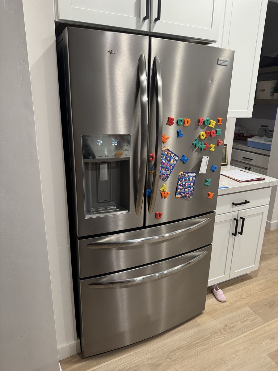 Stainless steel Frigidaire refrigerator 