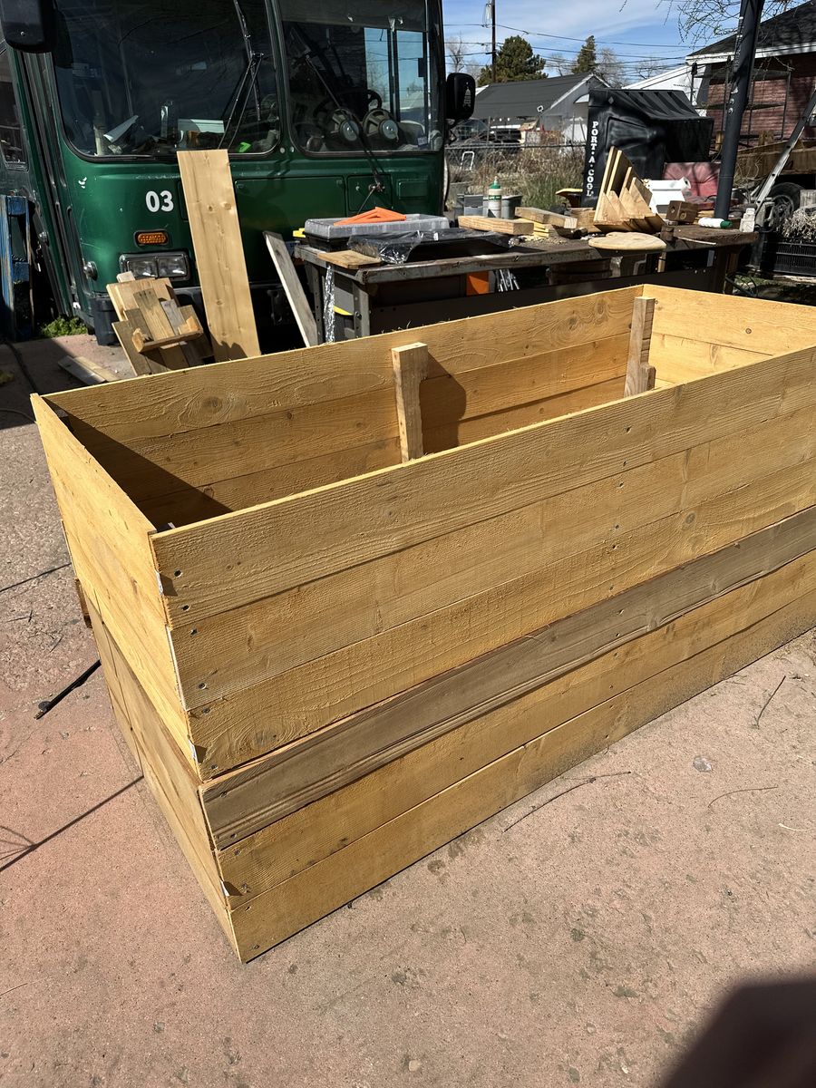 Raised Garden Bed Made Of Cedar