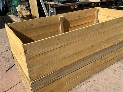 Raised Garden Bed Made Of Cedar