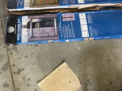 Gate frame kit metal