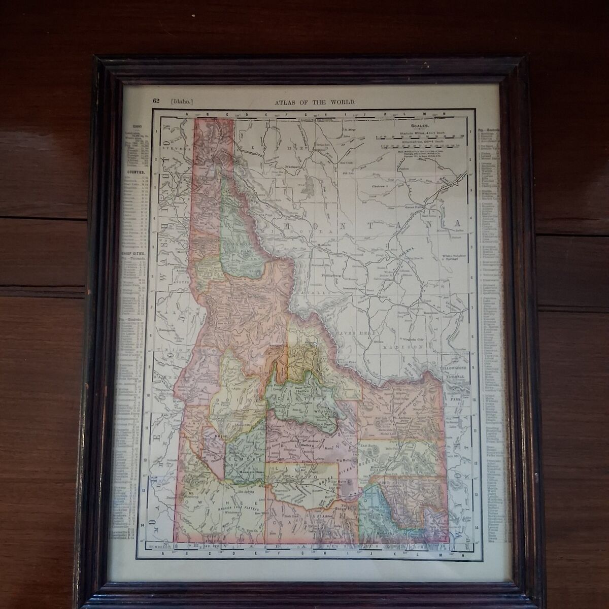 Idaho and Montana 1903 map