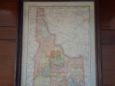 Idaho and Montana 1903 map