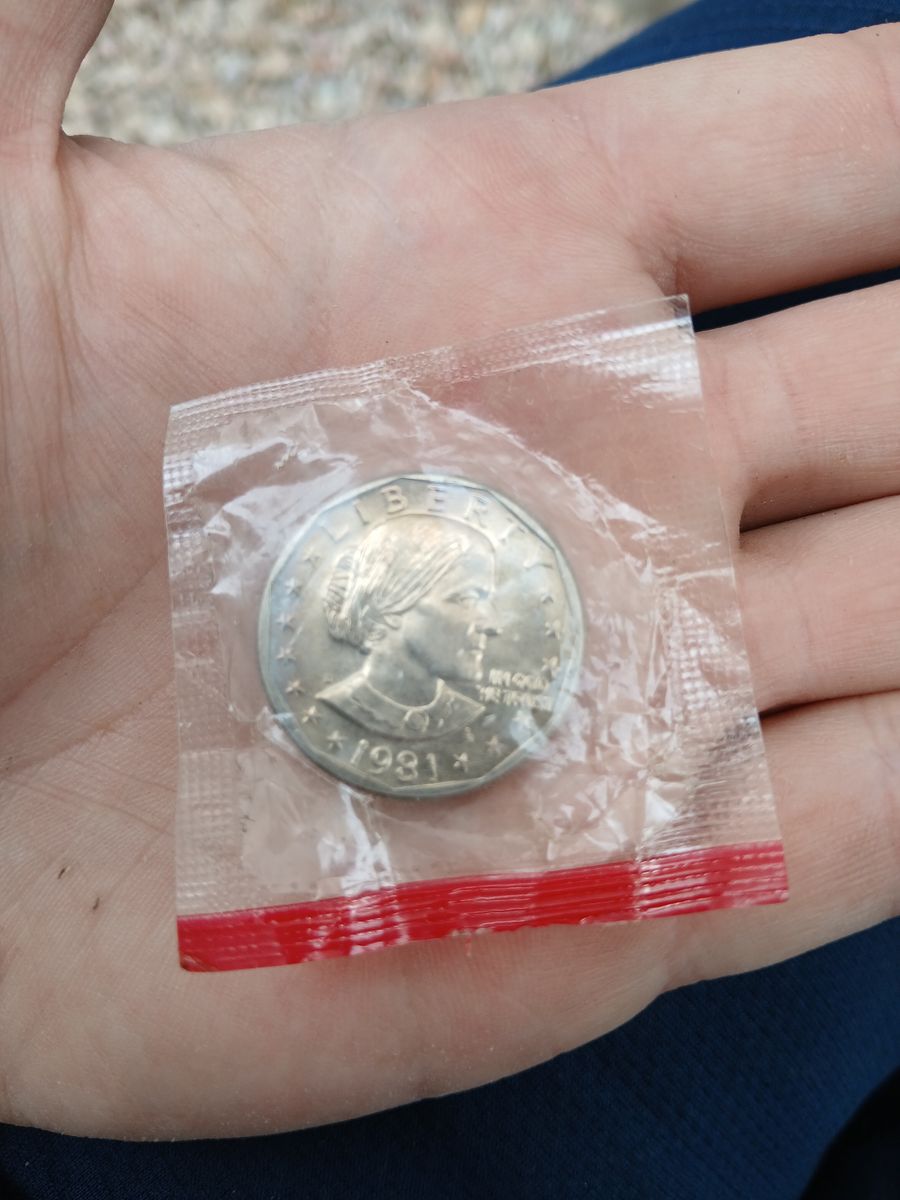 1981 Susan B Anthony silver dollar