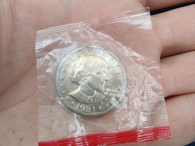 1981 Susan B Anthony silver dollar