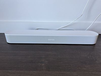 Sonos White Soundbar Speaker Used