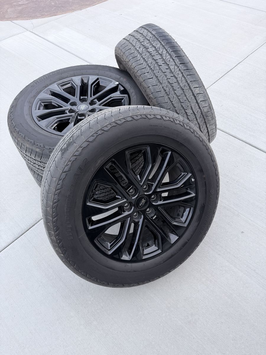 Ford Wheels And Tires Off F150