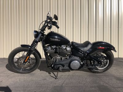 Blacked out Harley Street Bob FXBB