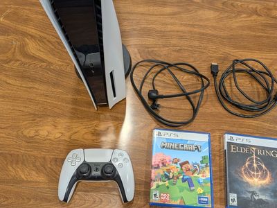 PS5 DISC WITH 2 GAMES!