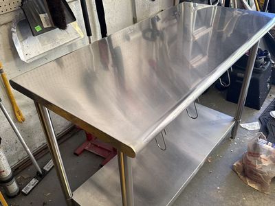 Stainless Steel Prep Table with Under Shelf - Versatile Workstation
