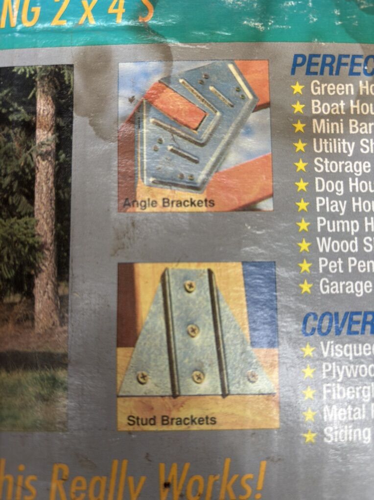 Framing Brackets For Shed, Dog House, Chicken Coop