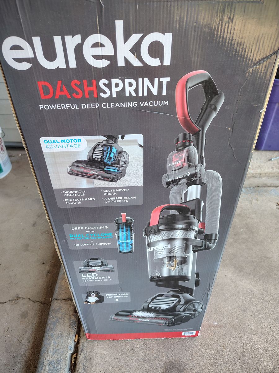 Eureka DashSprint Dual-Motor Upright Vacuum with Pet Turbo Tool