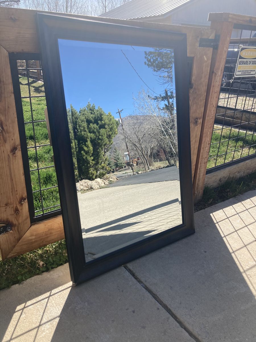 Large Framed Mirror