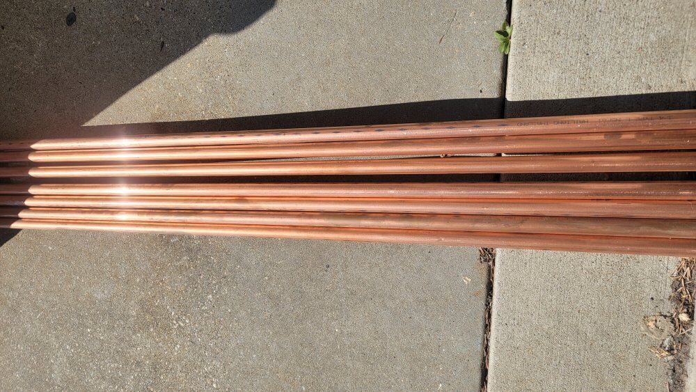 3/4 x 10ft type L copper pipe