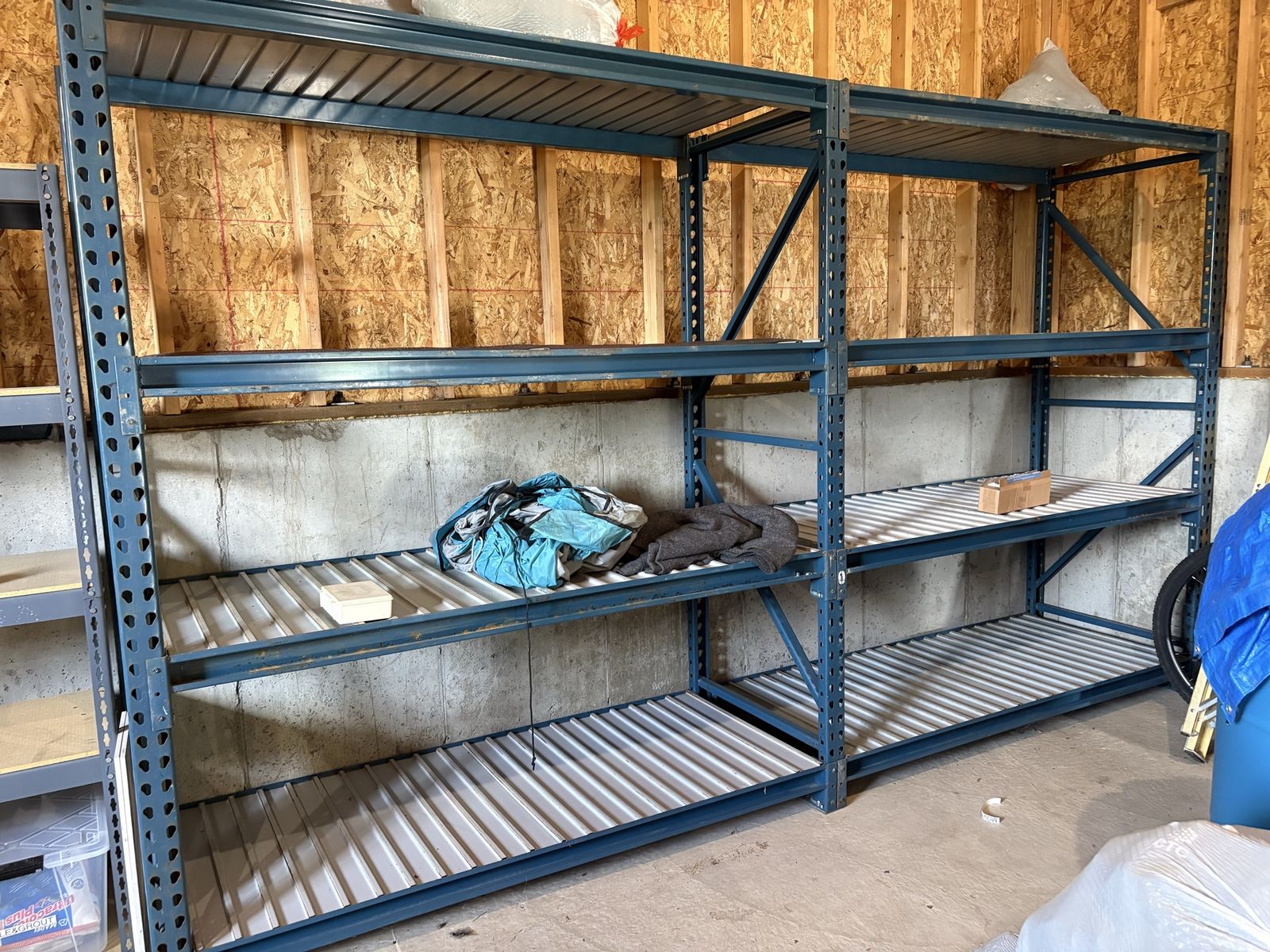Metal shelf