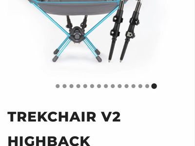 Hiking chair with poles