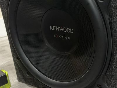 Kenwood Excelon Subwoofer with AudioControl LC2i in Carpeted Box $300 or OBO