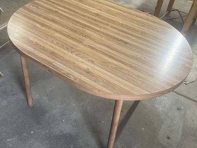 Sturdy Oval Dining or Work or Hobby Table