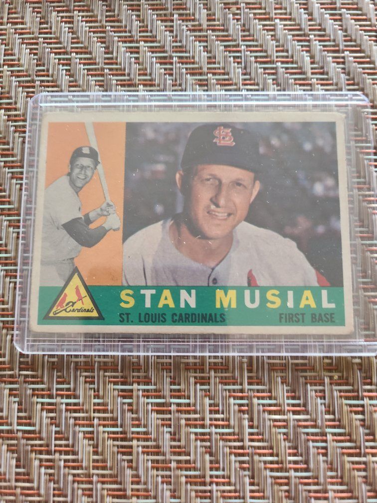1963 Topps Stan Musial #250 St. Louis Cardinals Baseball Card - VG-EX Condition
