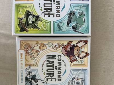 Command of Nature: Base Game & Sand & Wind Expansion - Unstable Games Card Game Set. Great value
