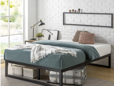 Brand new King size 14 inch bed frame and brand new king size mattress 12 inch