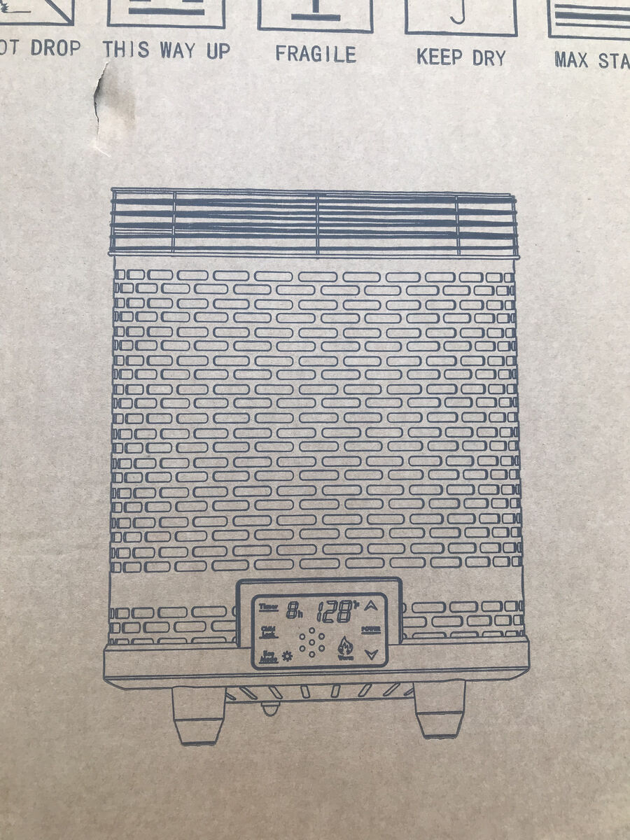 1500 w digital radiant heater with remote new in box