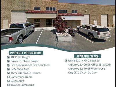 Industrial Condo For Lease - Murray, UT