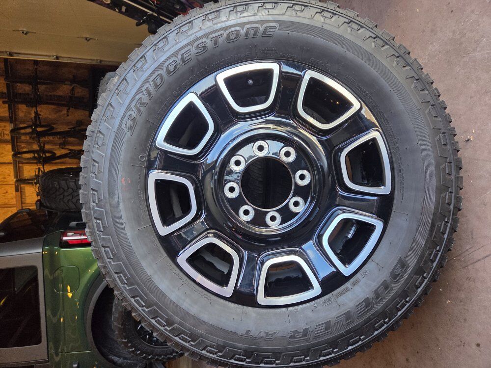 Brand new 2026 Ford F350 Platium wheels and tires