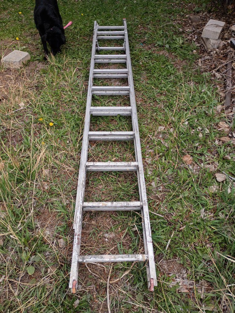 Aluminum Extension Ladder - Durable, Lightweight, and Versatile