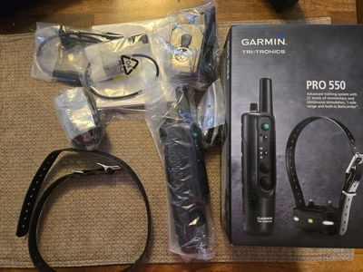 Garmin Pro 550 dog training collar