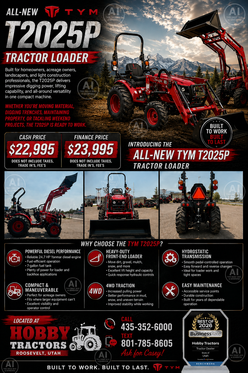 TYM T2025P Tractor, Loader