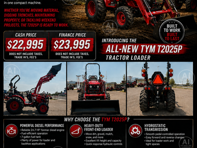 TYM T2025P Tractor, Loader