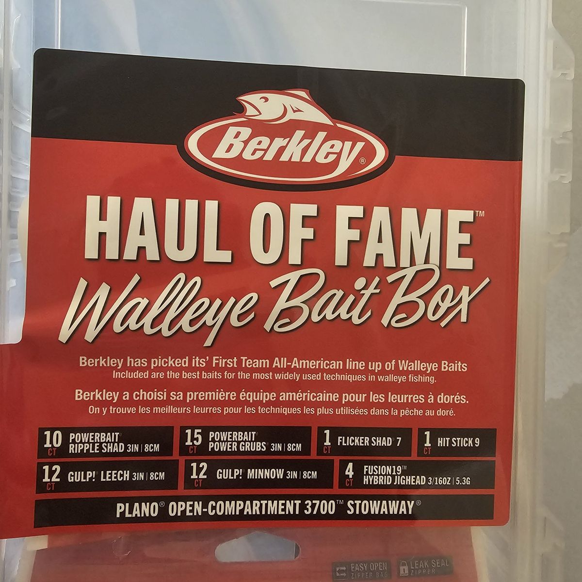 Berkley Haul of Fame Walleye Bait Box Fishing Lure