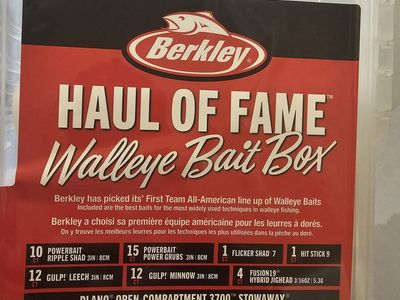 Berkley Haul of Fame Walleye Bait Box Fishing Lure