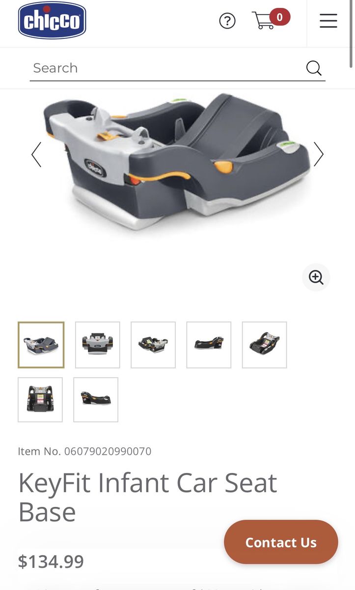 Two Chicco KeyFit Infant Car Seat Bases