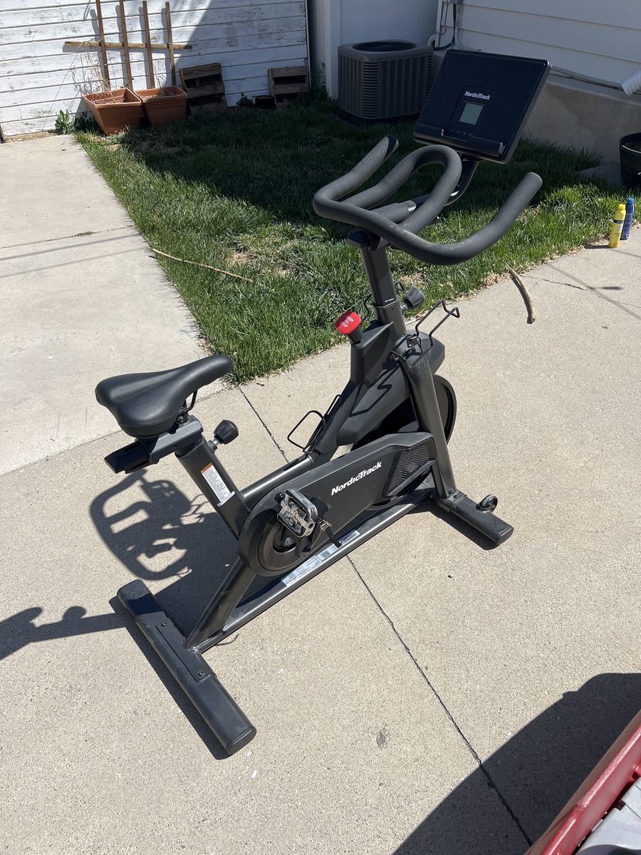 NordicTrack t series 9 iFIT Studio Cycle Exercise Bike - Interactive Training, Incline/Decline