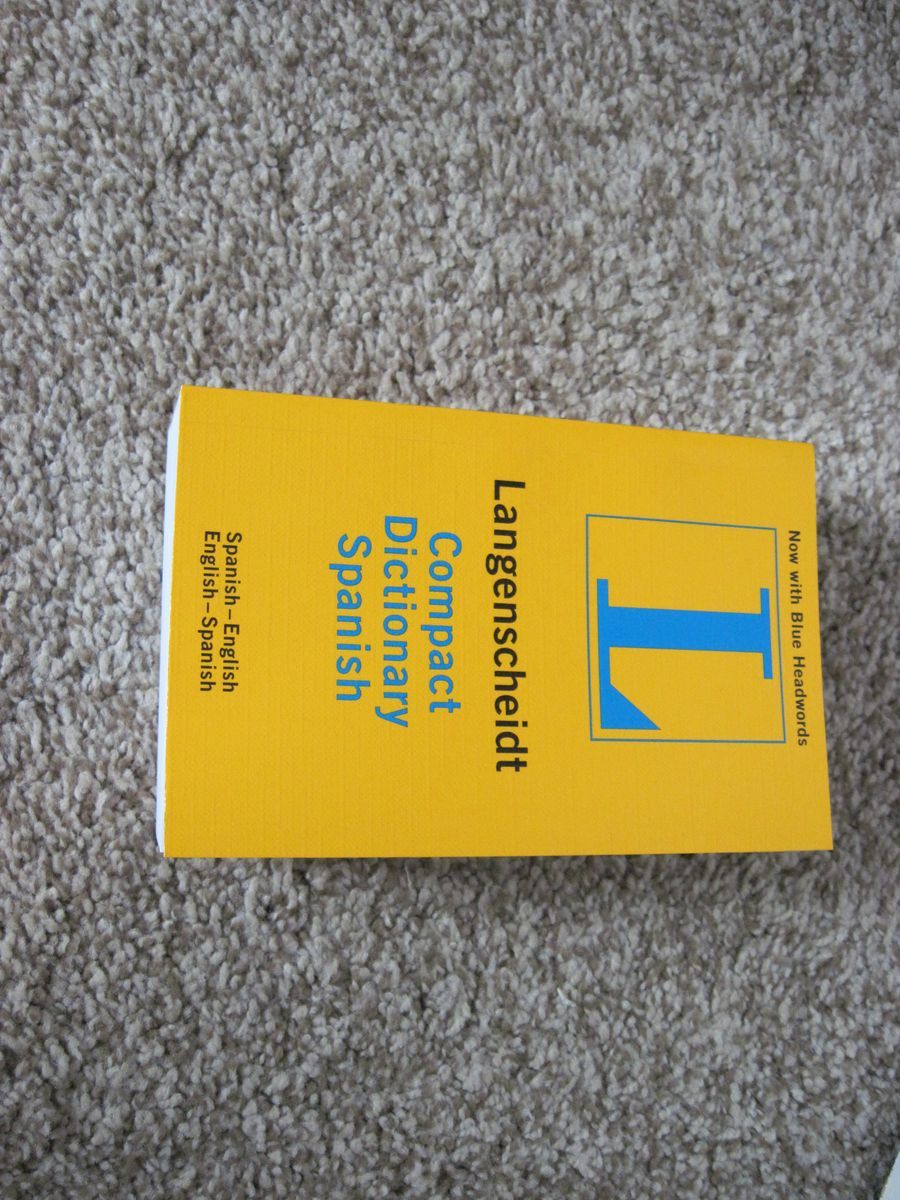 Langenscheidt Spanish dictionary