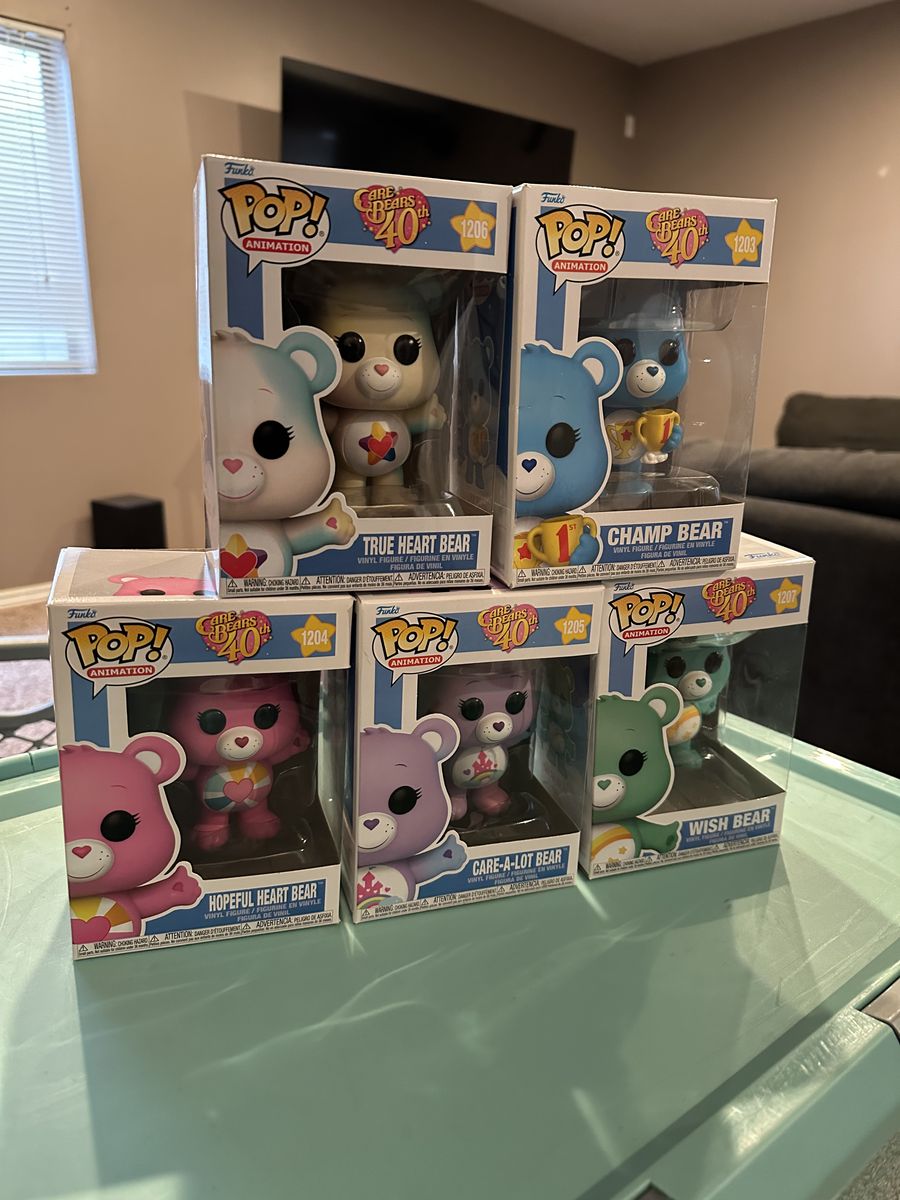 Care Bears 40th Anniversary Funko Pop Set