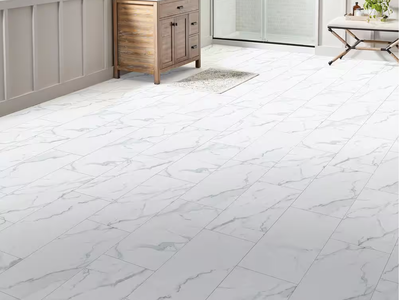 Lifeproof Brookfield Marble Click Lock Waterproof Vinyl Tile Flooring