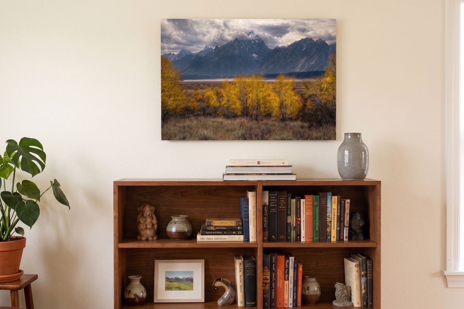 Fine Art Metal Print – "Grand Teton Autumn" (Signed by Local Artist)