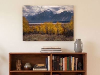 Fine Art Metal Print – "Grand Teton Autumn" (Signed by Local Artist)