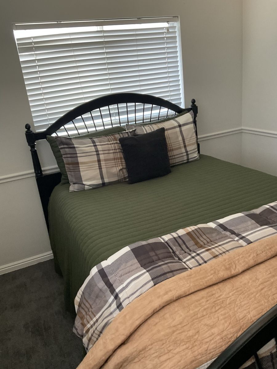 Ethan Allen Bed frame, Lexington Pillow top mattress and Boxspring