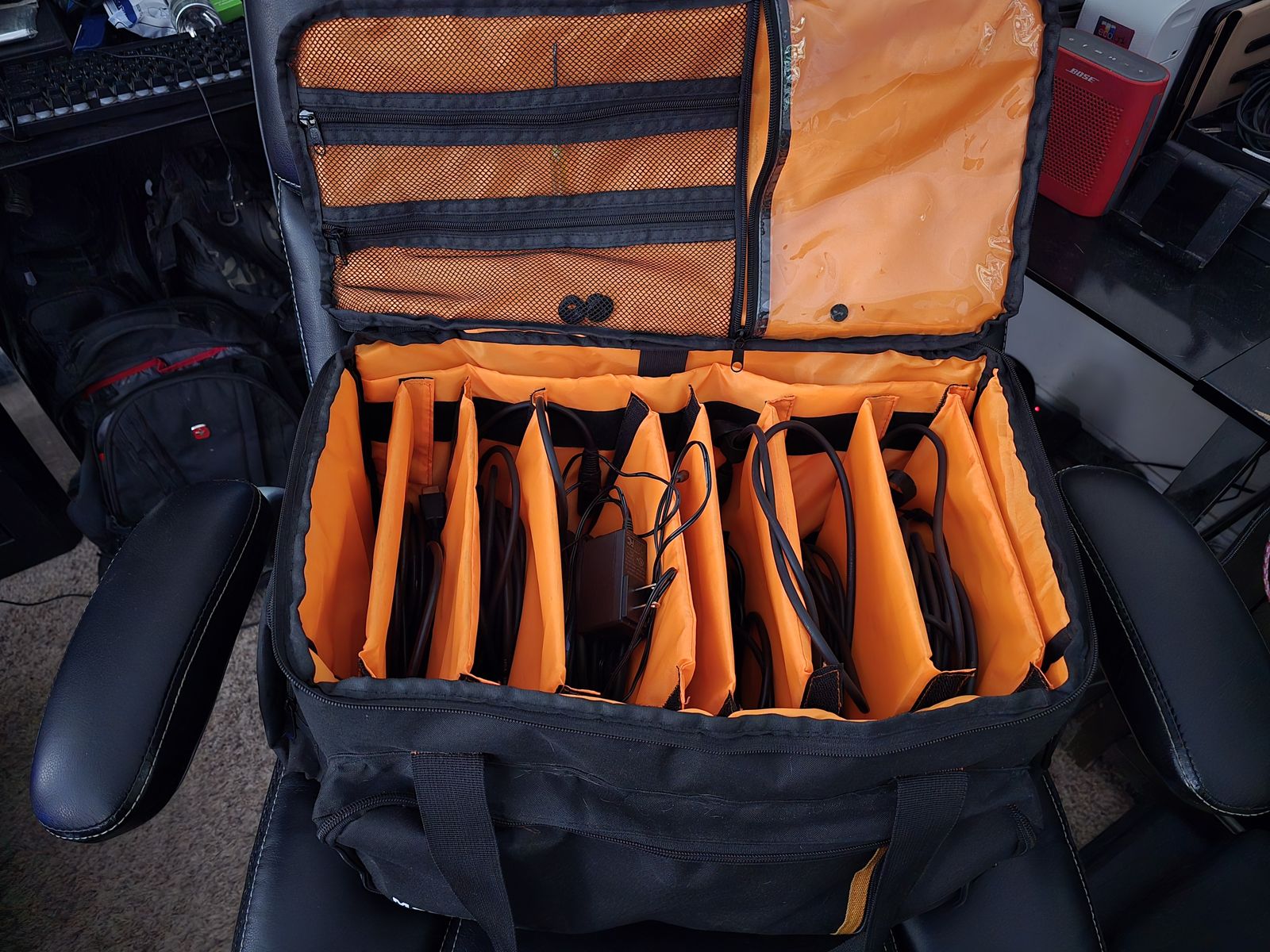 Set of XLR Cords and bag
