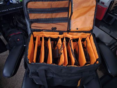 Set of XLR Cords and bag