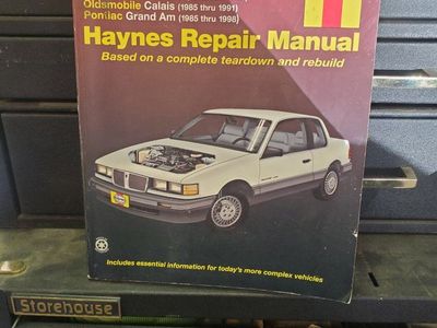 Haynes Repair Manual General Motors Buick Oldsmobile Pontiac 38025