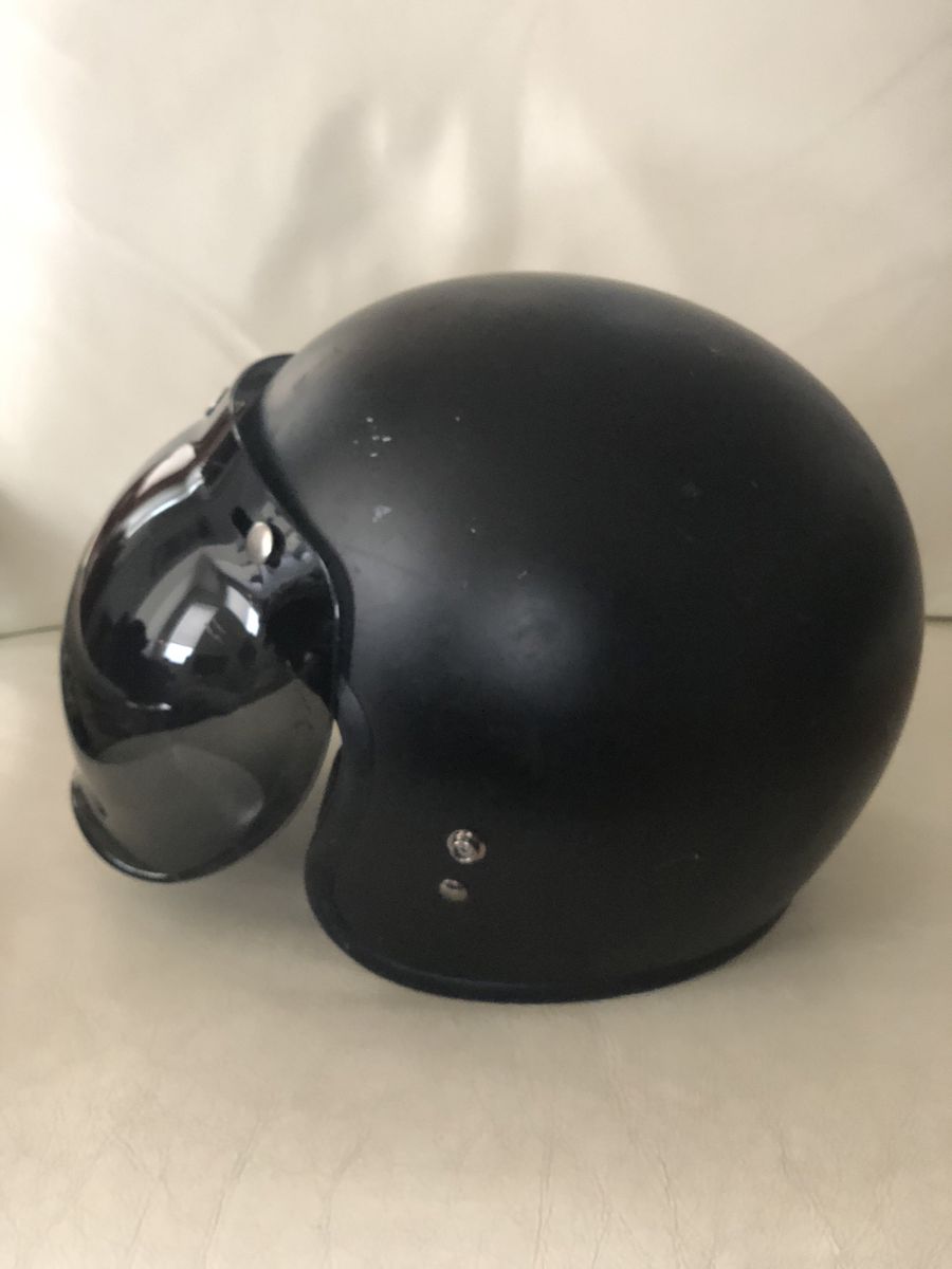 Bell Custom 500 Open-Face Helmet w/ Bubble Shield
