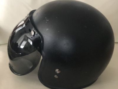 Bell Custom 500 Open-Face Helmet w/ Bubble Shield